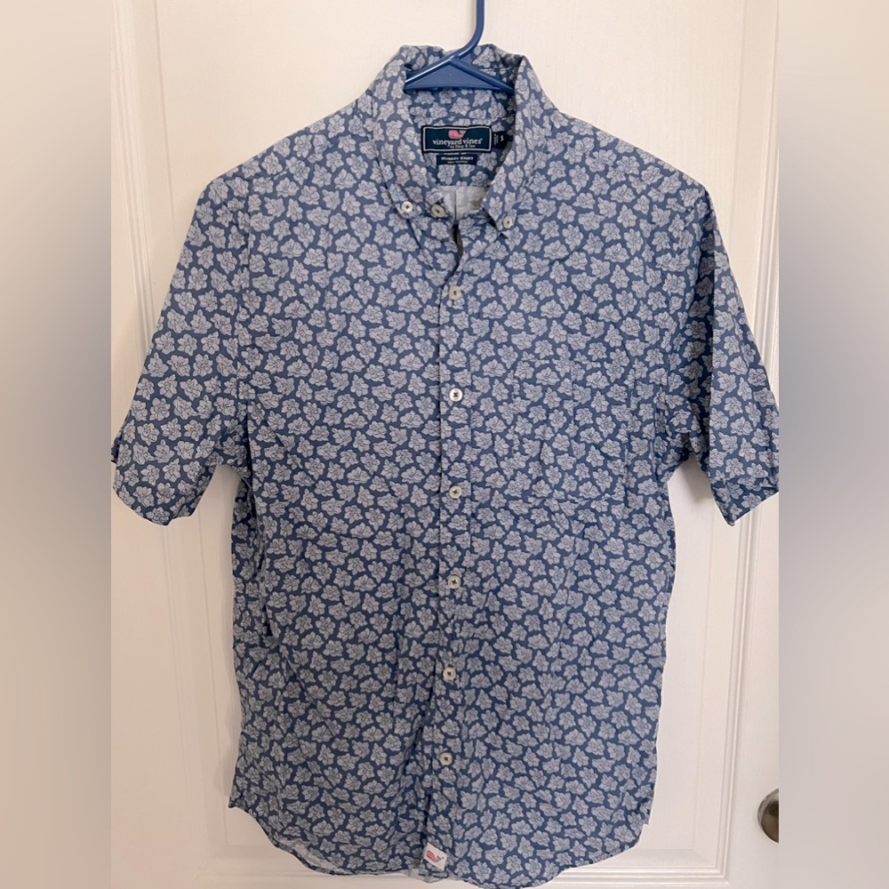 Vineyard Vines Men’s Short sleeve Murray Shirt, Size Small